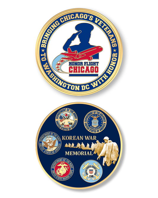 Korean War Challenge Coin